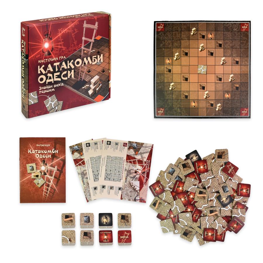 Купить НАСТОЛЬНАЯ ИГРА STRATEG КАТАКОМБИ ОДЕСИ НА УКРАИНСКОМ ЯЗЫКЕ 30285_1