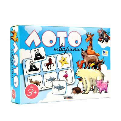 Купить НАСТОЛЬНАЯ ИГРА STRATEG ЛОТО.ЖИВОТНЫЕ НА УКРАИНСКОМ ЯЗЫКЕ (30579)