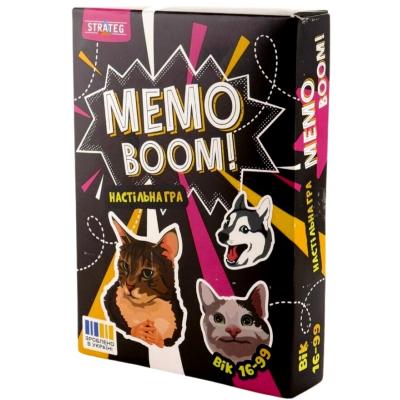 Купить НАСТОЛЬНАЯ ИГРА STRATEG MEMO BOOM! НА УКРАИНСКОМ ЯЗЫКЕ (30677)