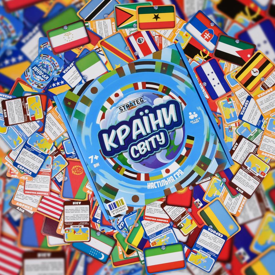 Придбати НАСТІЛЬНА ГРА STRATEG КРАЇНИ СВІТУ (30952)_6