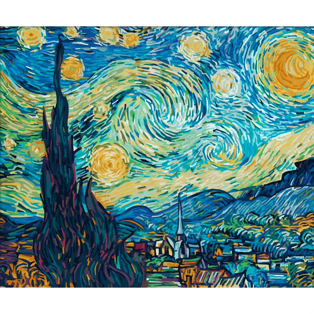 Paintboy / Картина по номерам «Звездная ночь (Ван Гог)»