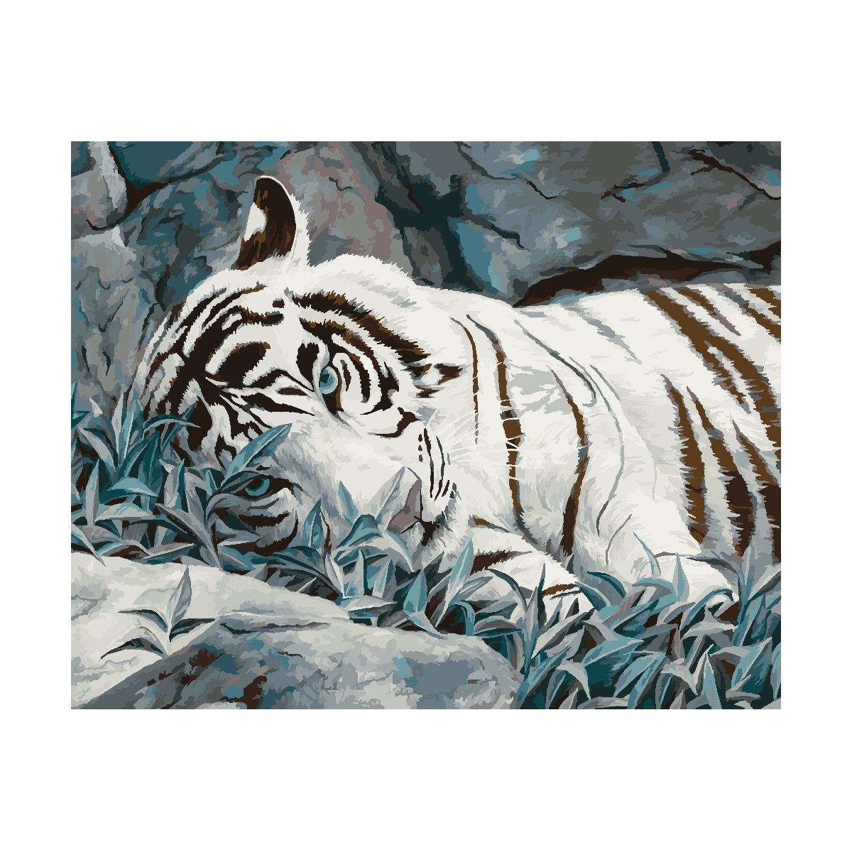 Раскраска по цифрам Амурский тигр ©khutorna_art (KH6519) Идейка