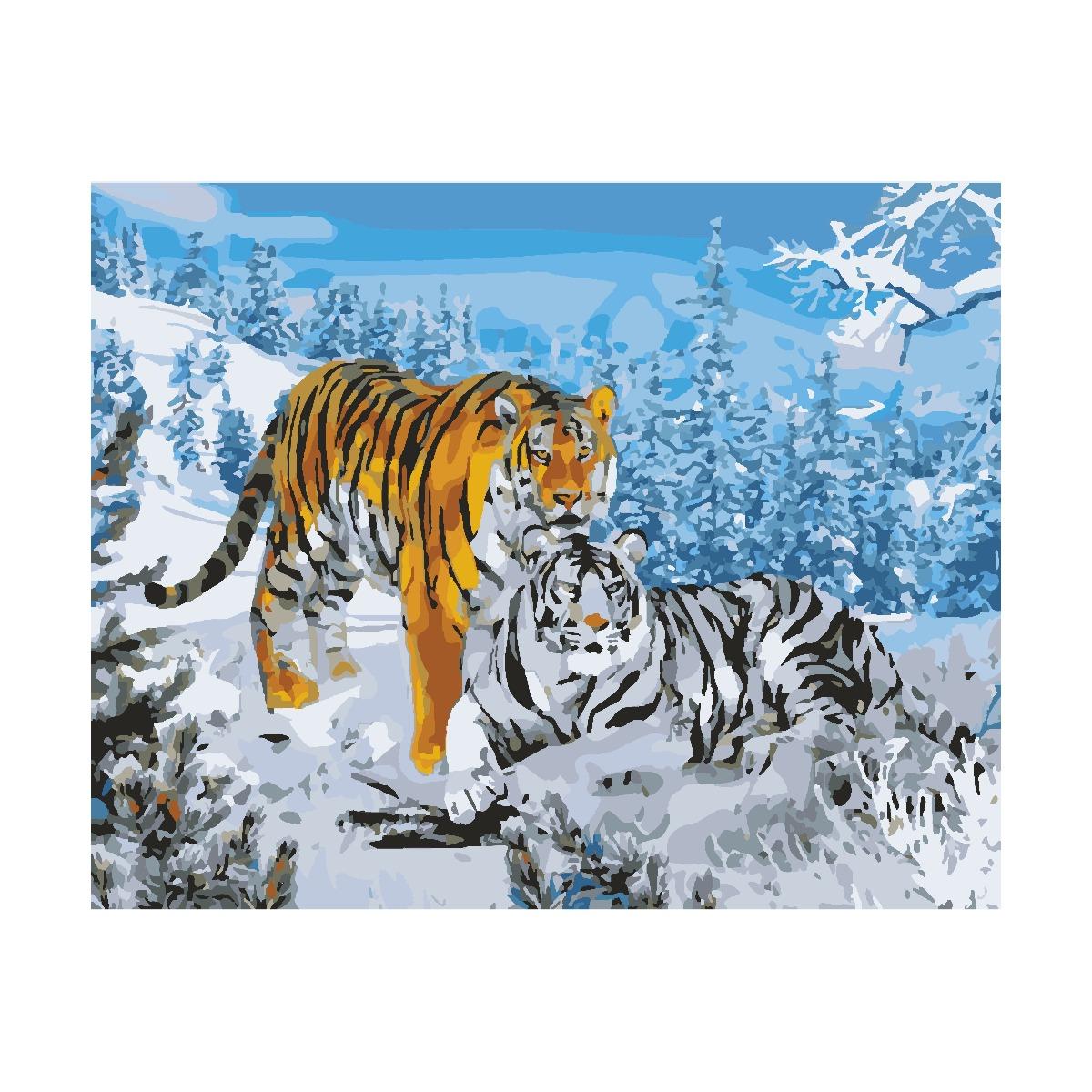 Амурский тигр раскраска для детей