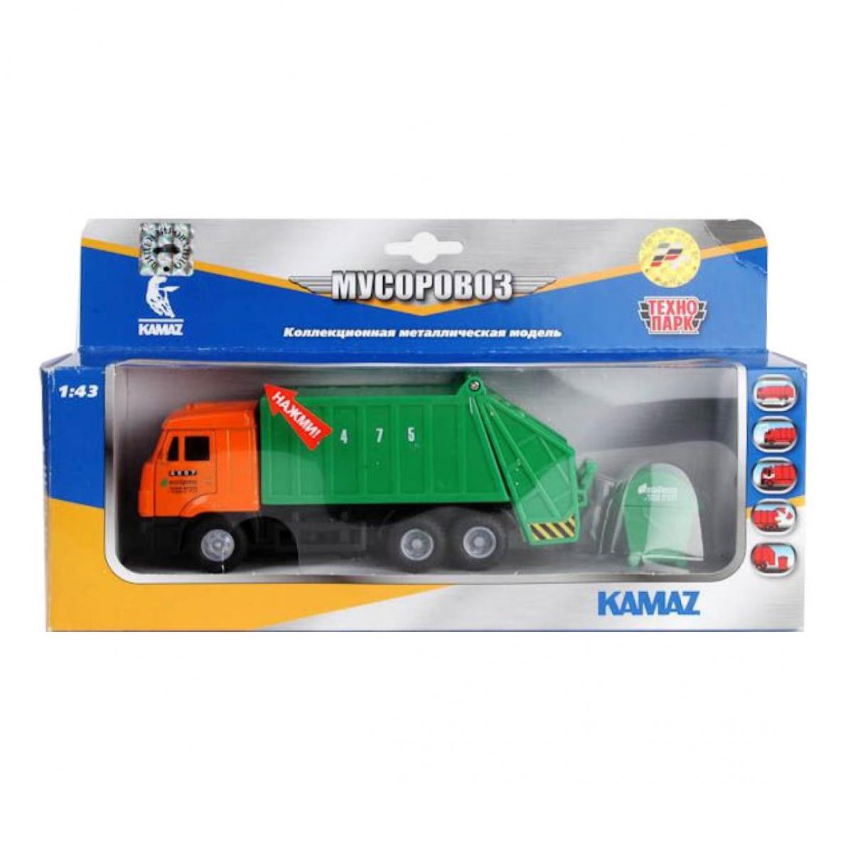 Мусоровоз КАМАЗ, 1:43, Технопарк (CT12-457-4WB) купить в Киеве ...