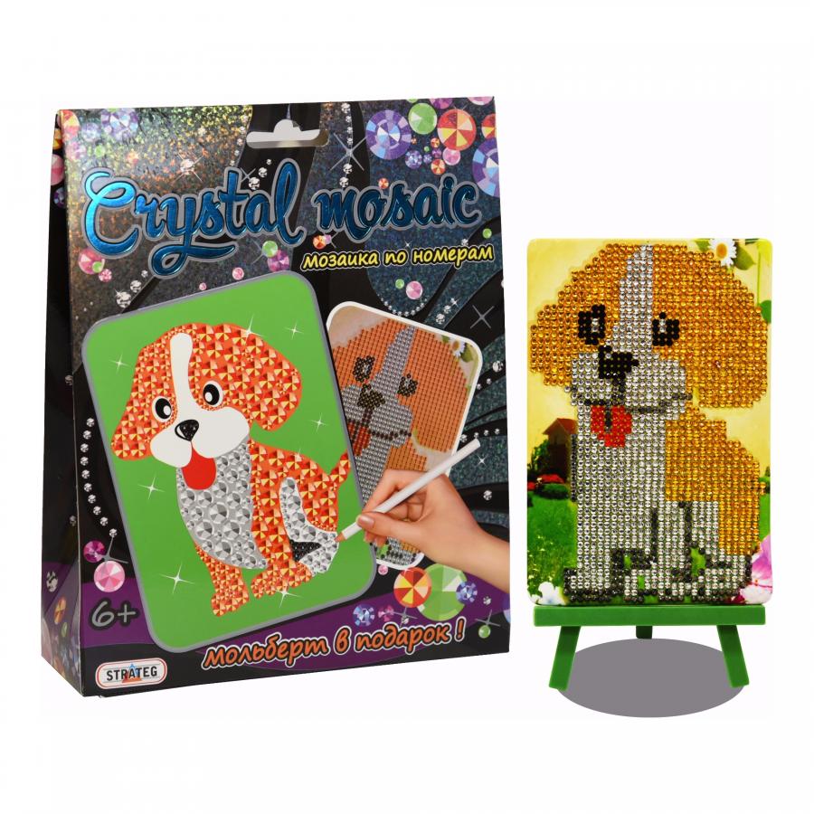 Купить КАРТИНКА СО СТРАЗАМИ СОБАЧКА, STRATEG (3042)_1 Купить КАРТИНКА СО СТРАЗАМИ СОБАЧКА, STRATEG (3042)_1