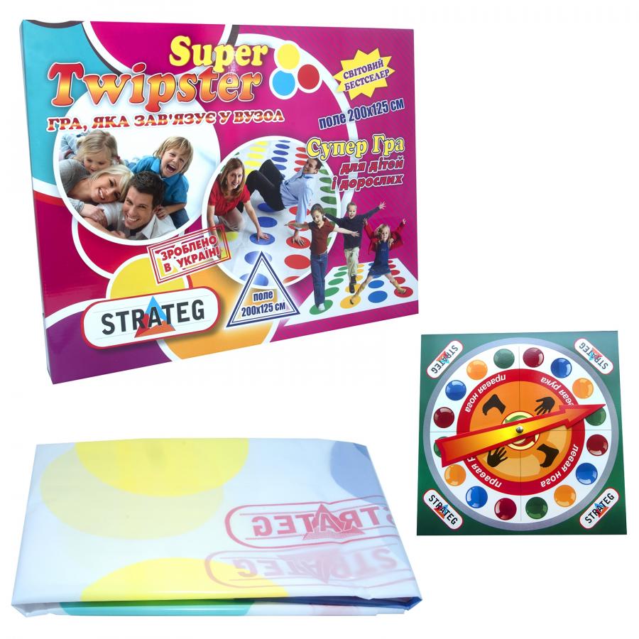 Купить РАЗВЛЕКАТЕЛЬНАЯ ИГРА ТВИСТЕР STRATEG SUPER TWIPSTER НА УКРАИНСКОМ ЯЗЫКЕ (11386)_1 Купить РАЗВЛЕКАТЕЛЬНАЯ ИГРА ТВИСТЕР STRATEG SUPER TWIPSTER НА УКРАИНСКОМ ЯЗЫКЕ (11386)_1