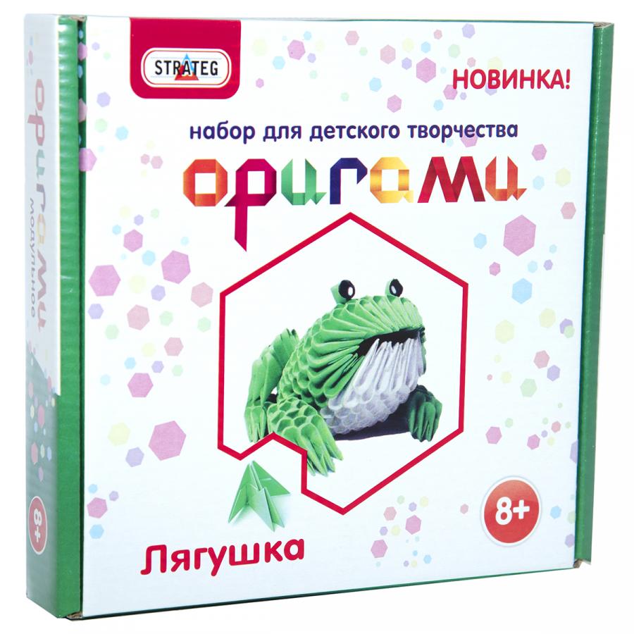 Купить МОДУЛЬНОЕ ОРИГАМИ ЛЯГУШКА (РУС.), STRATEG (203-12)