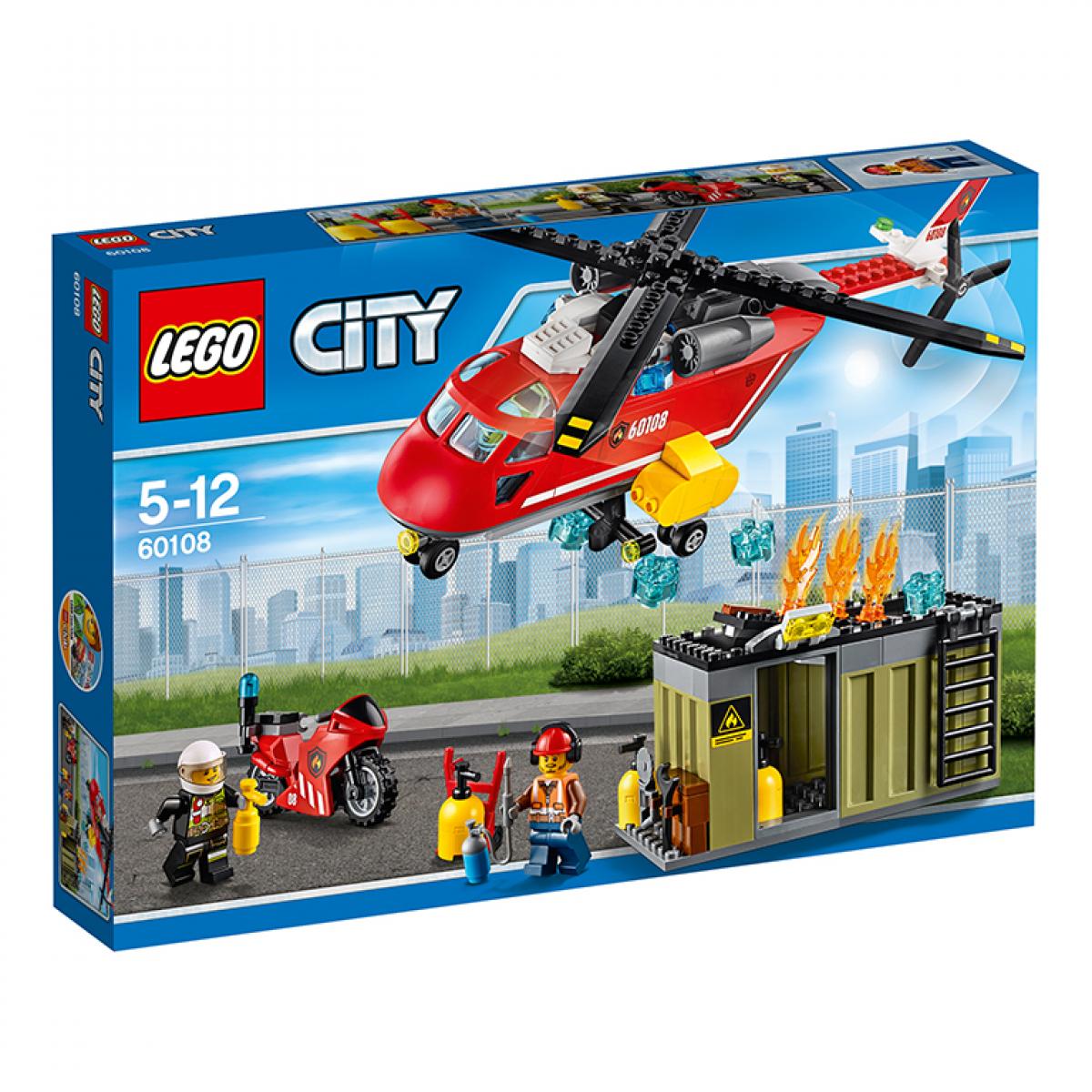 LEGO City Fire Response Unit 60108 Building Set (257 Pieces) - Walmart ...