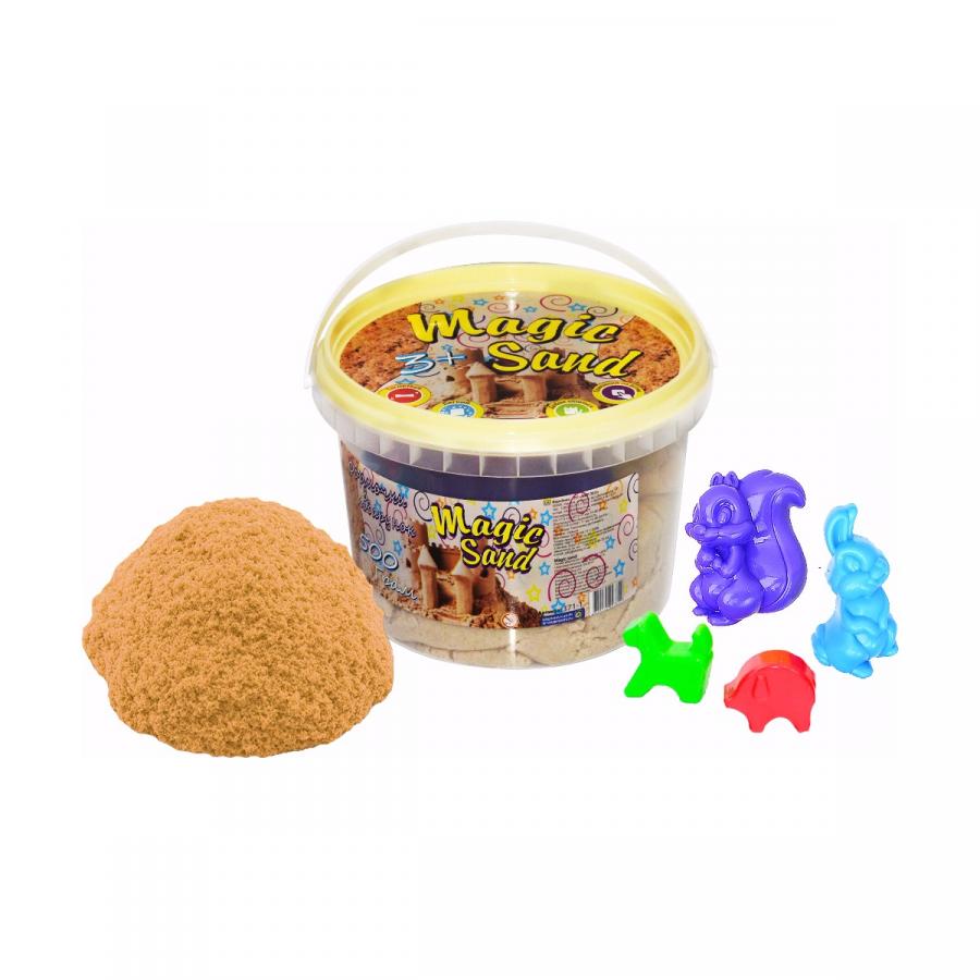 Купить КИНЕТИЧЕСКИЙ ПЕСОК STRATEG MAGIC SAND КЛАССИЧЕСКИЙ В ВЕДРЕ 500 Г (371-1)