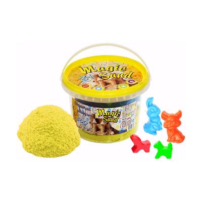 Купить КИНЕТИЧЕСКИЙ ПЕСОК STRATEG MAGIC SAND ЖЕЛТЫЙ В ВЕДРЕ 500Г (371-6)