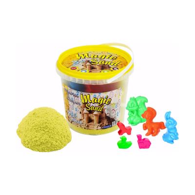 Купить КИНЕТИЧЕСКИЙ ПЕСОК STRATEG MAGIC SAND ЖЕЛТЫЙ В ВЕДРЕ 1 КГ (372-6)
