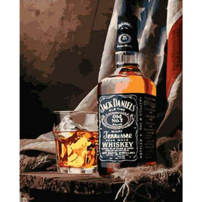 Придбати КАРТИНА ЗА НОМЕРАМИ STRATEG ПРЕМІУМ JACK DANIELS З ЛАКОМ РОЗМІРОМ 40Х50 СМ VA-1820
