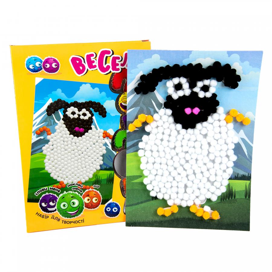 Придбати НАБІР ДЛЯ ТВОРЧОСТІ STRATEG ВЕСЕЛІ ПОМПОНИ - ОВЕЧКА УКРАЇНСЬКОЮ МОВОЮ (30994)_1 Придбати НАБІР ДЛЯ ТВОРЧОСТІ STRATEG ВЕСЕЛІ ПОМПОНИ - ОВЕЧКА УКРАЇНСЬКОЮ МОВОЮ (30994)_1