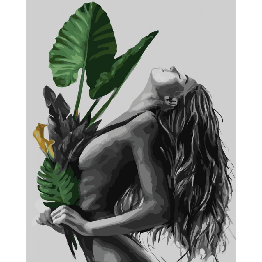 Купить КАРТИНА ПО НОМЕРАМ STRATEG ПРЕМИУМ ЦВЕТОЧНАЯ ФОТОСЕССИЯ С ЛАКОМ РАЗМЕРОМ 40Х50 СМ VA-3424