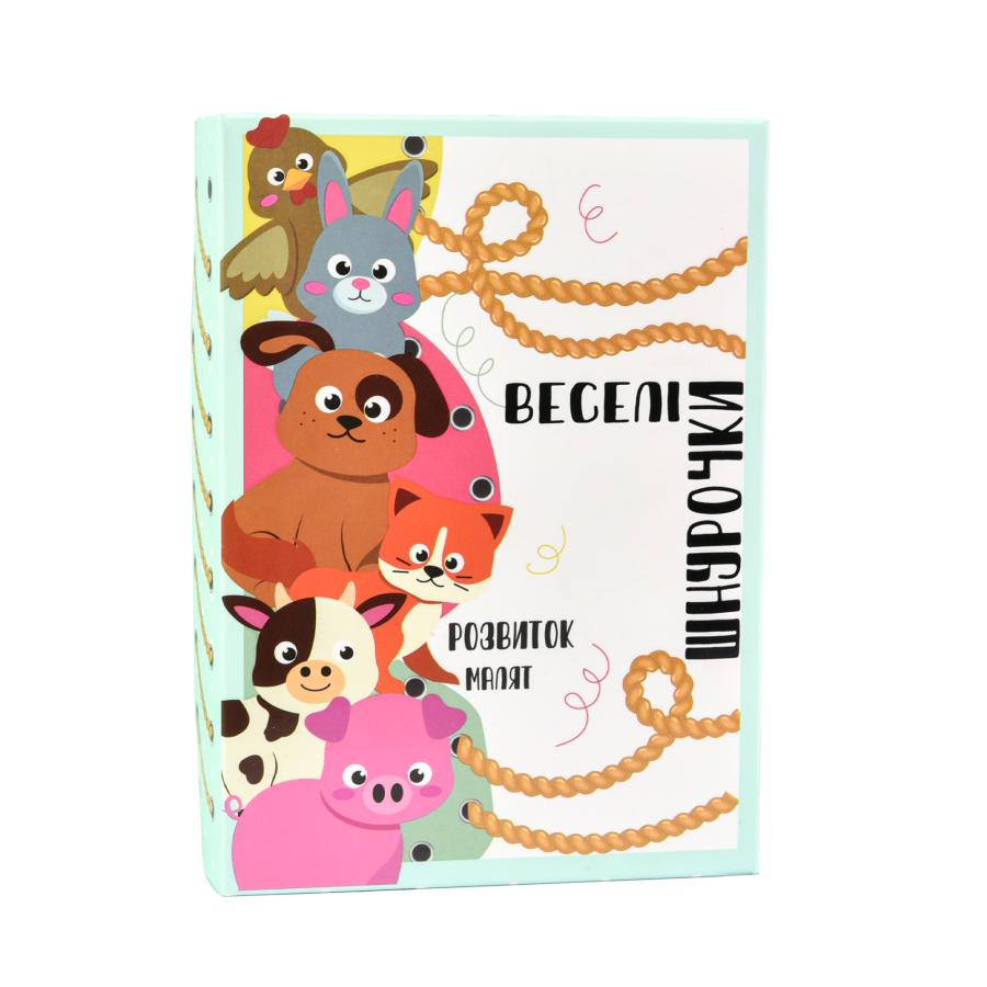 Купить НАСТОЛЬНАЯ ИГРА STRATEG ВЕСЁЛЫЕ ШНУРОЧКИ ЖИВОТНЫЕ НА УКРАИНСКОМ ЯЗЫКЕ (30522)