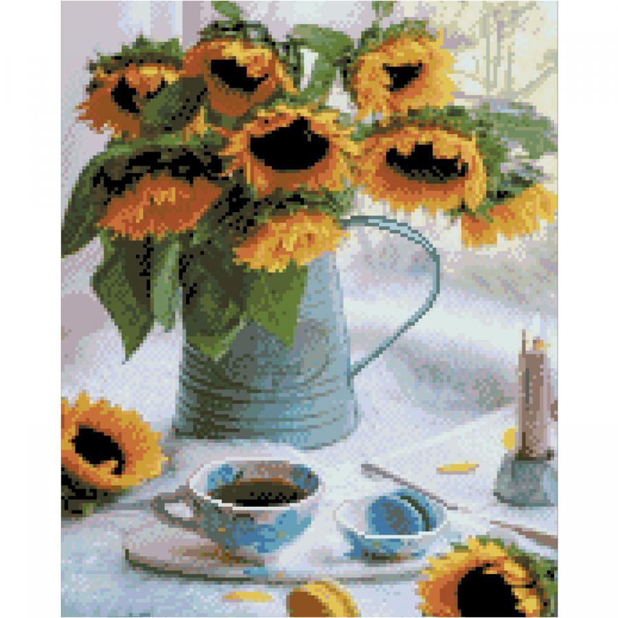 Придбати АЛМАЗНА КАРТИНА STRATEG ПРЕМІУМ СОНЯШНИКИ У ГЛЕЧИКУ РОЗМІРОМ 40Х50 СМ FA40863 Придбати АЛМАЗНА КАРТИНА STRATEG ПРЕМІУМ СОНЯШНИКИ У ГЛЕЧИКУ РОЗМІРОМ 40Х50 СМ FA40863