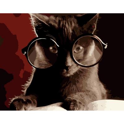 Купить КАРТИНА ПО НОМЕРАМ STRATEG ПРЕМИУМ КОТ-УЧЕНЫЙ РАЗМЕРОМ 40Х50 СМ (DY178) Купить КАРТИНА ПО НОМЕРАМ STRATEG ПРЕМИУМ КОТ-УЧЕНЫЙ РАЗМЕРОМ 40Х50 СМ (DY178)