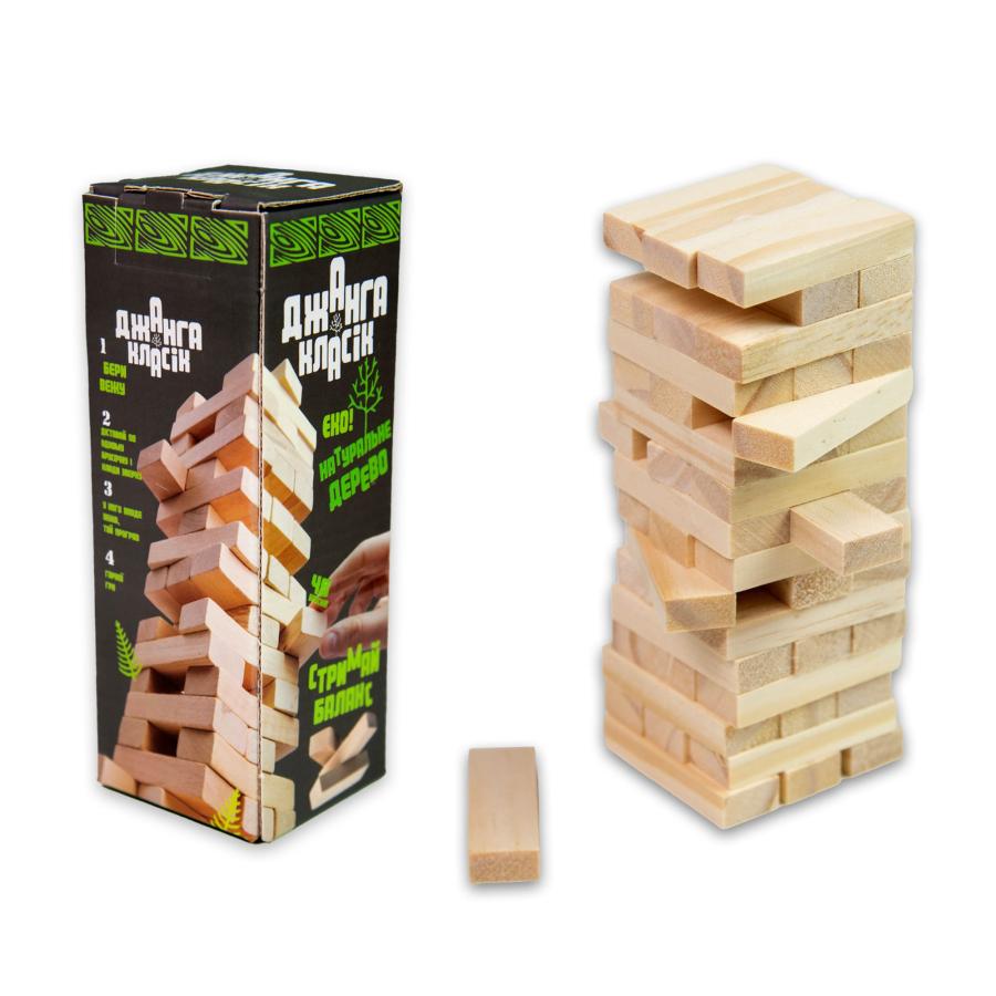 Купить НАСТОЛЬНАЯ ИГРА STRATEG ЭКО ДЖАНГА КЛАССИК 48 БРУСКОВ (30727)_1