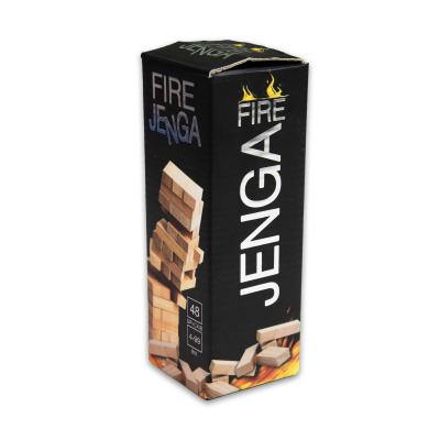Придбати НАСТІЛЬНА ГРА STRATEG ДЖЕНГА \&QUOT;FIRE JENGA\&QUOT; 48 БРУСКІВ (30848)