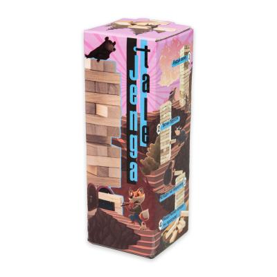 Купить НАСТОЛЬНАЯ ИГРА STRATEG JENGA TALE ДЖАНГА 48 БРУСКОВ (30966)