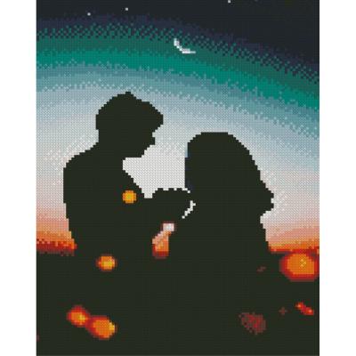 Купить АЛМАЗНАЯ МОЗАИКА STRATEG ПРЕМИУМ ПРЕДЛОЖЕНИЕ ПОД ЛУНОЙ РАЗМЕРОМ 30Х40 СМ (HX498)