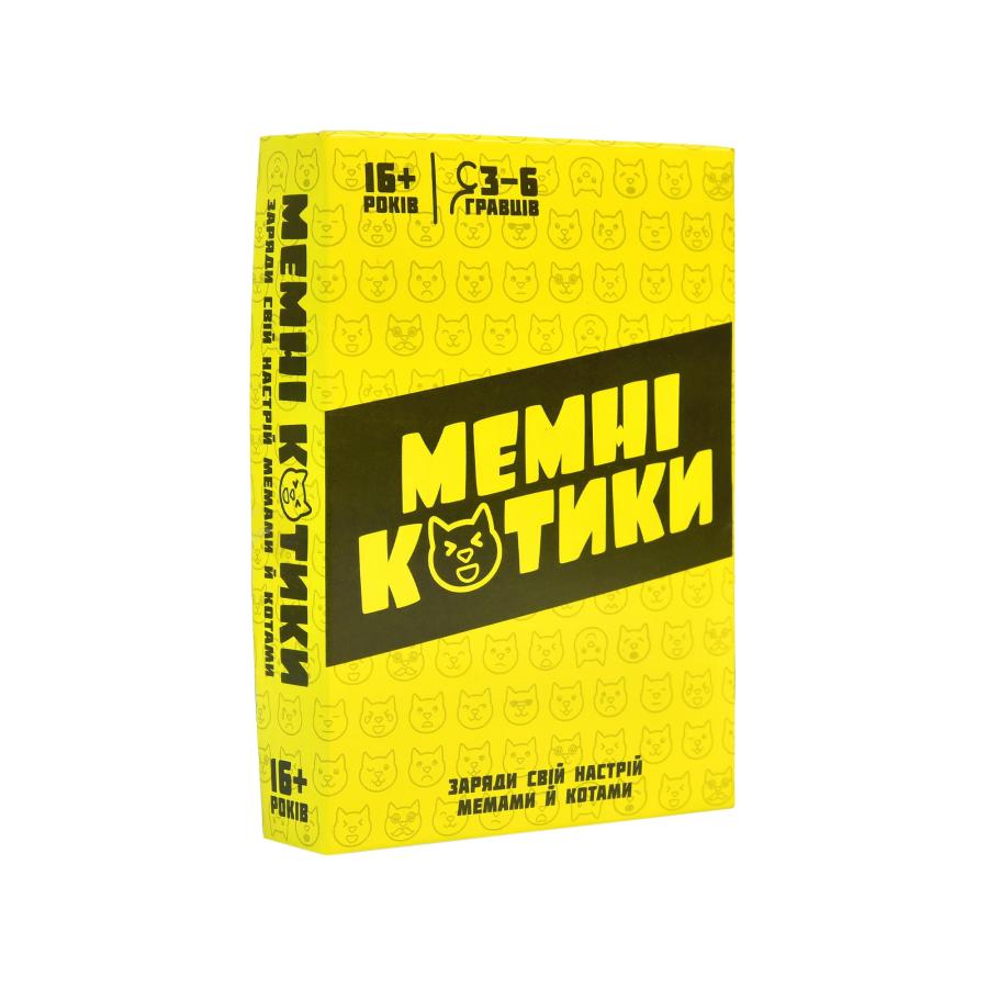 Купить НАСТОЛЬНАЯ ИГРА STRATEG МЕМНЫЕ КОТИКИ НА УКРАИНСКОМ ЯЗЫКЕ 30734
