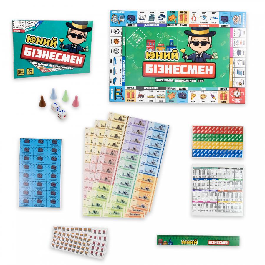 Купить НАСТОЛЬНАЯ ИГРА STRATEG ЮНЫЙ БИЗНЕСМЕН ЭКОНОМИЧЕСКАЯ НА УКРАИНСКОМ ЯЗЫКЕ (30341)_1