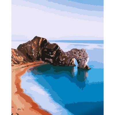 Придбати КАРТИНА ЗА НОМЕРАМИ STRATEG ПРЕМІУМ СКАЛА DURDLE DOOR РОЗМІРОМ 40Х50 СМ (GS711)