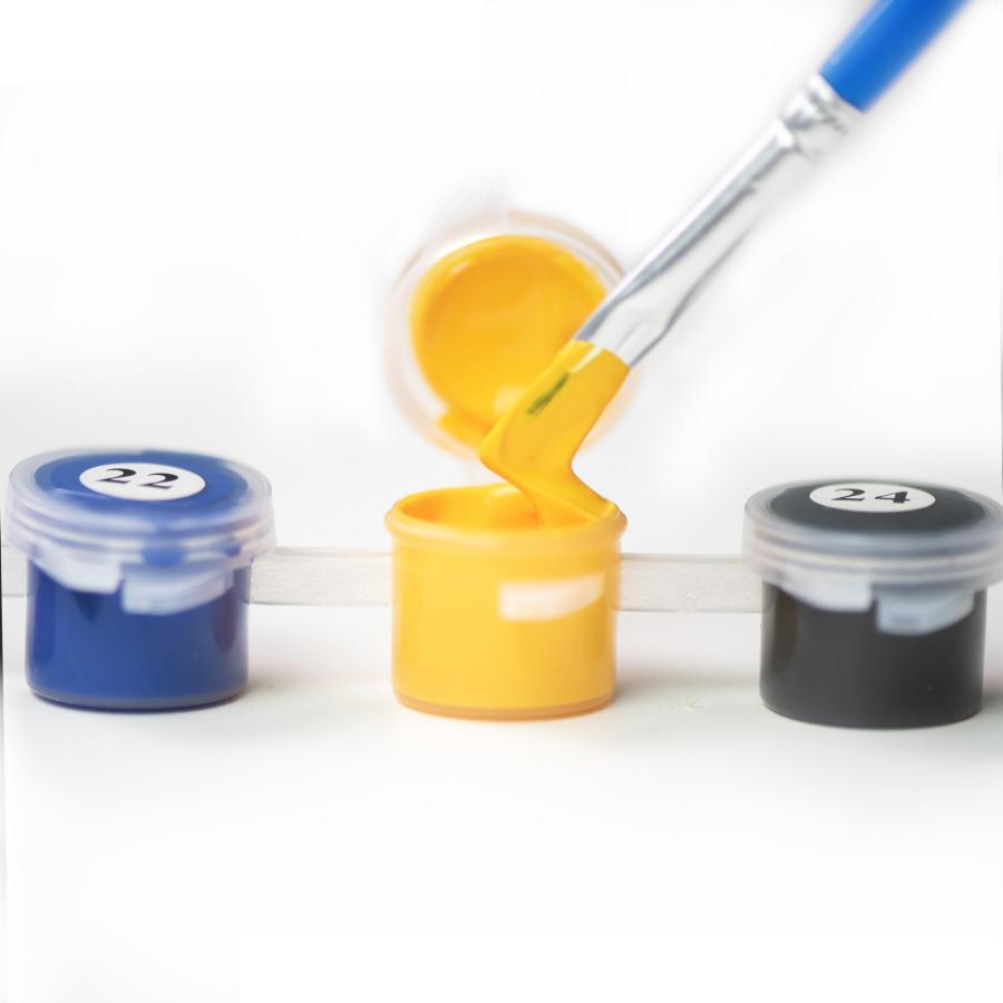 Купить КАРТИНА ПО НОМЕРАМ STRATEG ПРЕМИУМ ЛЕГКОСТЬ ЖЕЛТОГО РАЗМЕРОМ 40Х50 СМ (GS739)_2