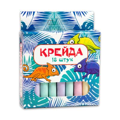 Купить МЕЛ STRATEG МАЛЕНЬКИЙ КРУГЛЫЙ РАЗНОЦВЕТНЫЙ - 18 ШТУК (50107)