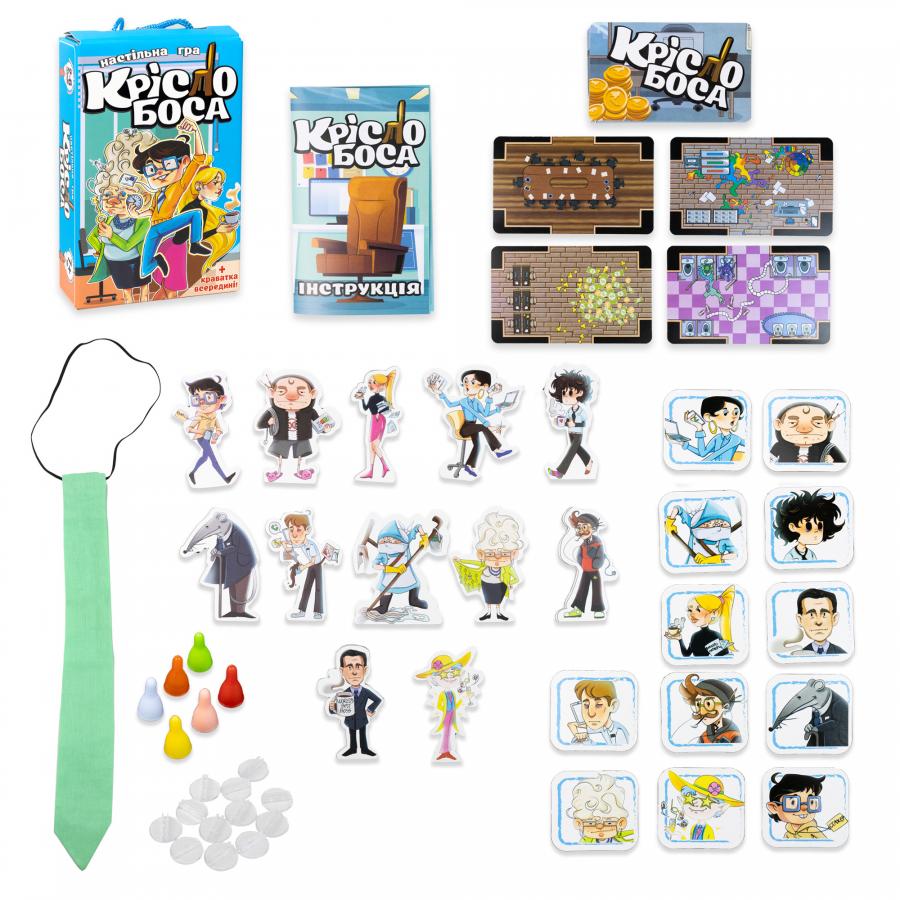 Купить НАСТОЛЬНАЯ ИГРА STRATEG КРЕСЛО БОССА РАЗВЛЕКАТЕЛЬНАЯ НА УКРАИНСКОМ ЯЗЫКЕ (30387)_1