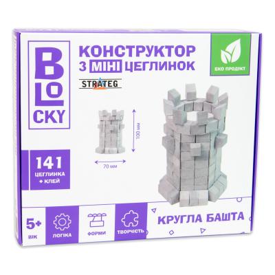 Купить СТРОИТЕЛЬНЫЙ НАБОР ДЛЯ ТВОРЧЕСТВА ИЗ МИНИ-КИРПИЧИКОВ BLOCKY КРУГЛАЯ БАШНЯ STRATEG (31024)