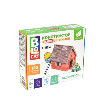 Купить СТРОИТЕЛЬНЫЙ НАБОР ДЛЯ ТВОРЧЕСТВА ИЗ МИНИ-КИРПИЧИКОВ BLOCKY ДОМИК STRATEG (31014)