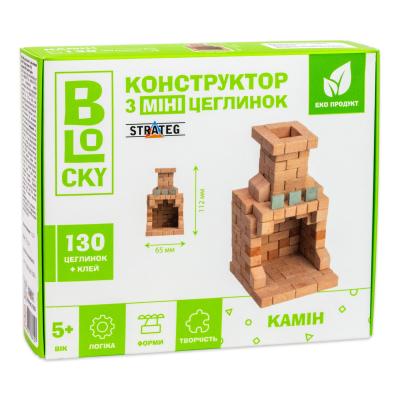 Купить СТРОИТЕЛЬНЫЙ НАБОР ДЛЯ ТВОРЧЕСТВА ИЗ МИНИ-КИРПИЧИКОВ BLOCKY КАМИН STRATEG (31025)