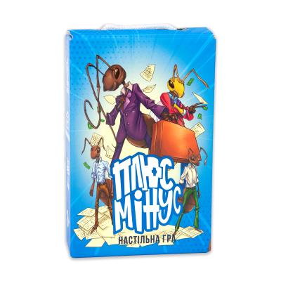Купить НАСТОЛЬНАЯ ИГРА STRATEG ПЛЮС МИНУС РАЗВЛЕКАТЕЛЬНАЯ НА УКРАИНСКОМ ЯЗЫКЕ (30292)
