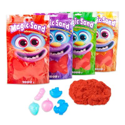 Купить КИНЕТИЧЕСКИЙ ПЕСОК STRATEG MAGIC SAND В ПАКЕТЕ 39404-6 КРАСНЫЙ, 1 КГ