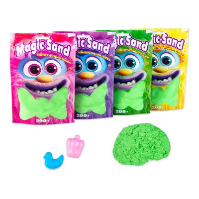 Купить КИНЕТИЧЕСКИЙ ПЕСОК STRATEG MAGIC SAND В ПАКЕТЕ 39401-2 ЗЕЛЕНЫЙ, 0,200 КГ