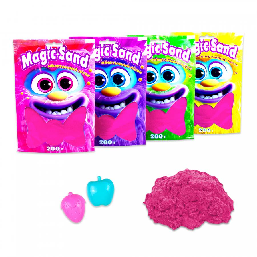 Придбати КІНЕТИЧНИЙ ПІСОК STRATEG MAGIC SAND В ПАКЕТІ 39401-8 РОЖЕВИЙ, 0,200 КГ