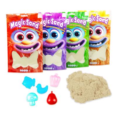 Купить КИНЕТИЧЕСКИЙ ПЕСОК STRATEG MAGIC SAND В ПАКЕТЕ 39404-1 КЛАССИЧЕСКИЙ, 1 КГ