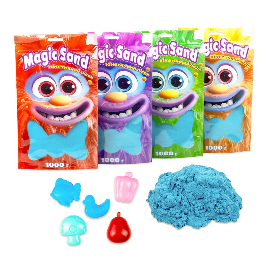Придбати КІНЕТИЧНИЙ ПІСОК STRATEG MAGIC SAND В ПАКЕТІ 39404-3 БЛАКИТНИЙ, 1 КГ