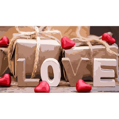 Придбати КАРТИНА ЗА НОМЕРАМИ STRATEG LOVE РОЗМІРОМ 50Х25 СМ (WW188)