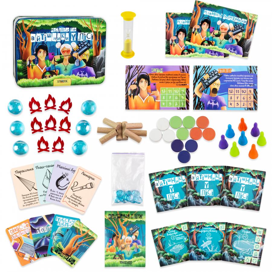 Купить НАСТОЛЬНАЯ ИГРА STRATEG АЙТИШНИКИ В ЛЕСУ НА УКРАИНСКОМ ЯЗЫКЕ (30388)_1