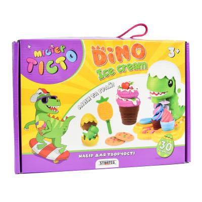 Купить НАБОР ДЛЯ ТВОРЧЕСТВА МИСТЕР ТЕСТО DINO ICE CREAM STRATEG НА УКРАИНСКОМ ЯЗЫКЕ (41024)