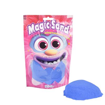 Купить КИНЕТИЧЕСКИЙ ПЕСОК STRATEG MAGIC SAND В ПАКЕТЕ 39401-9 СИНИЙ, 0,200 КГ