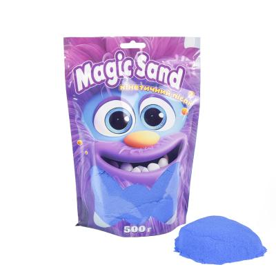 Купить КИНЕТИЧЕСКИЙ ПЕСОК STRATEG MAGIC SAND В ПАКЕТЕ 39403-9 СИНИЙ, 0,500 КГ