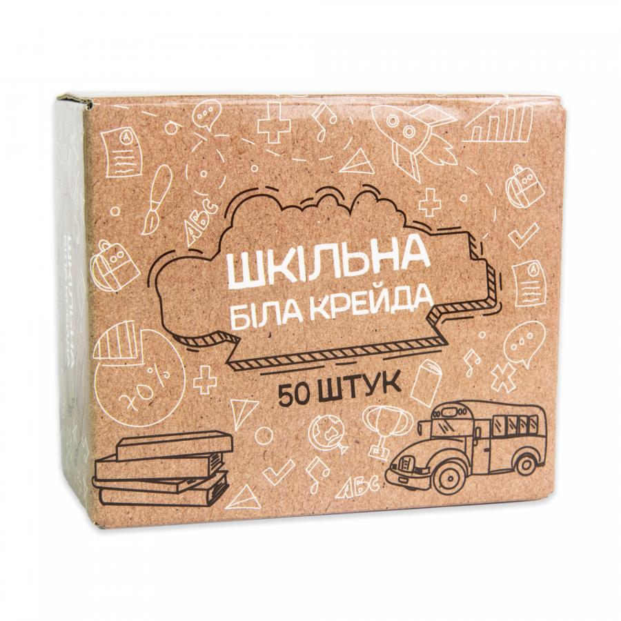 Придбати КРЕЙДА ШКІЛЬНА БІЛА - 50 ШТУК STRATEG  (50133)