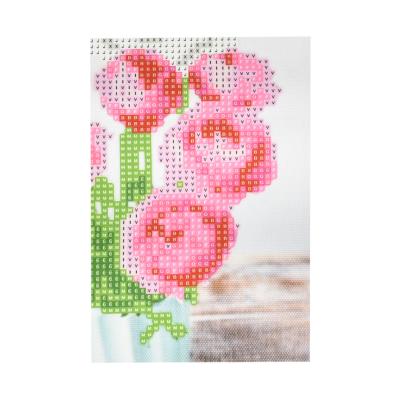 Купить АЛМАЗНАЯ МОЗАИКА STRATEG ПРЕМИУМ РОЗОВАЯ СИМФОНИЯ БЕЗ ПОДРАМНИКА РАЗМЕРОМ 10Х15 СМ (YAB14428)