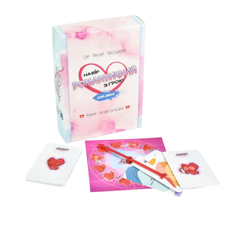 Придбати НАСТІЛЬНА ГРА 30470 (УКР) \"НАБІР РОМАНТИЧНИЙ З ГРОЮ\", В КОР-ЦІ 18-6,5-18 СМ_1