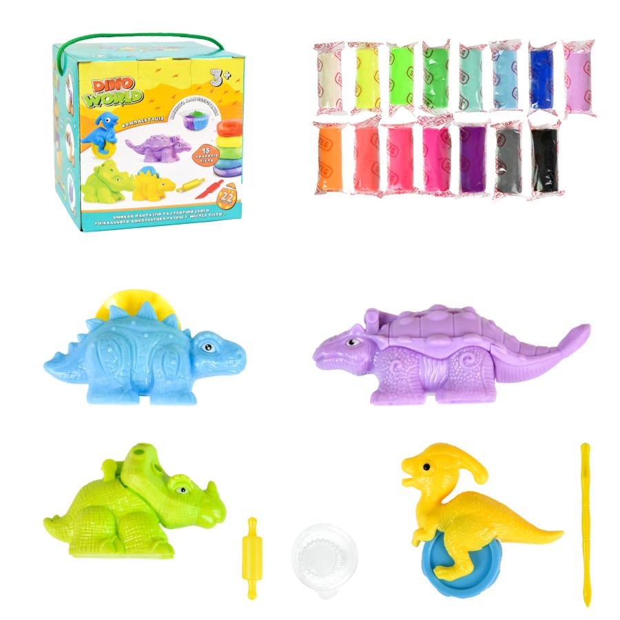 Купить НАБОР ДЛЯ ТВОРЧЕСТВА МИСТЕР ТЕСТО DINO WORLD STRATEG НА УКРАИНСКОМ ЯЗЫКЕ (41012)_1