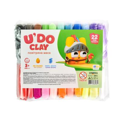 Купить НАБОР ДЛЯ ТВОРЧЕСТВА "U'DO CLAY 22 ШТ." БРИКЕТ 6Г (30872)